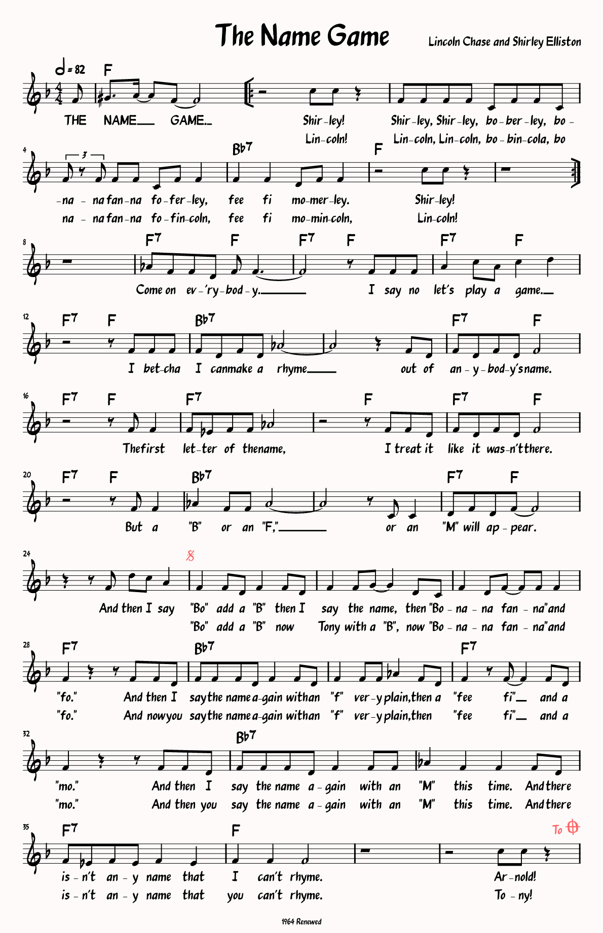 Sheet Music